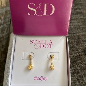 Stella & Dot Arrow Climber Earrings